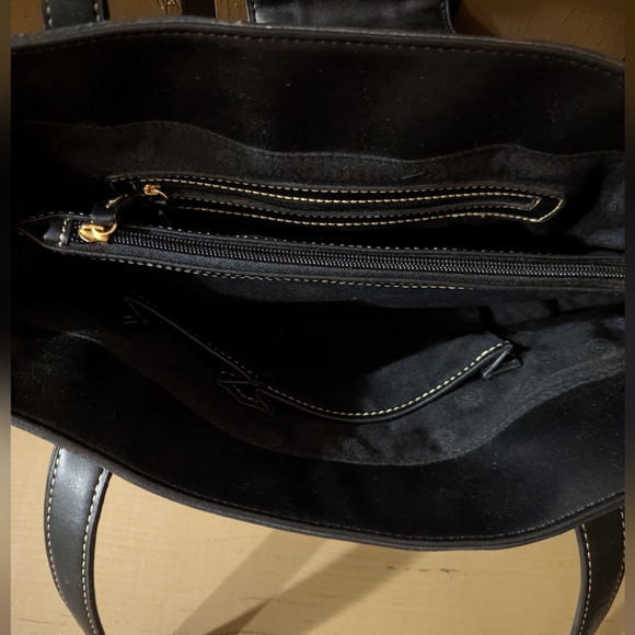 Vintage Chaps Black Fabric Purse - Picture 3 of 4